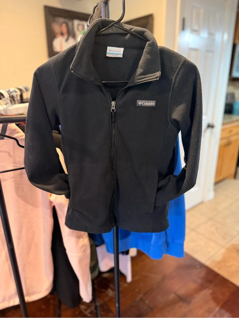 Columbia Black Full-Zip Fleece Jacket - Kids